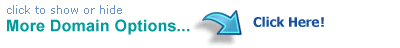Click Arrow To Manage Exsiting Domain Name