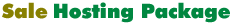 Sale Hosting Package